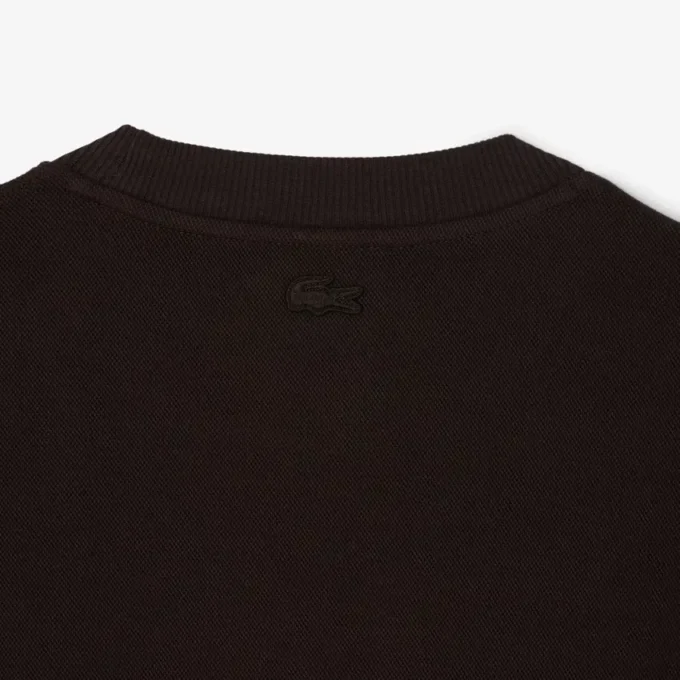 Bluza z podwójną dzianiną i naszywką Bluza z podwójną dzianiną i naszywką