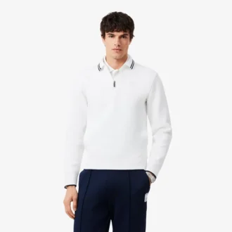 Bluza z zamkiem i kołnierzem Polo w stylu tenisowym
