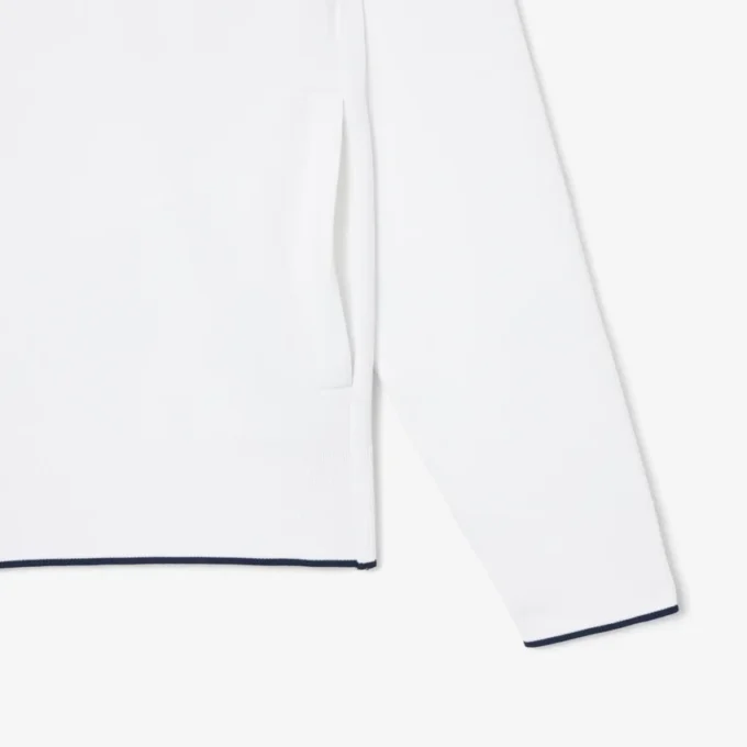 Bluza z zamkiem i kołnierzem Polo w stylu tenisowym Bluza z zamkiem i kołnierzem Polo w stylu tenisowym