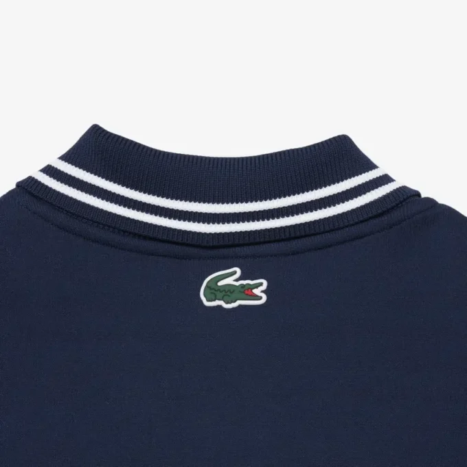 Bluza z zamkiem i kołnierzem Polo w stylu tenisowym Bluza z zamkiem i kołnierzem Polo w stylu tenisowym