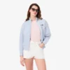 Bluza z zamkiem i naszywką o luźnym kroju Bluza z zamkiem i naszywką o luźnym kroju