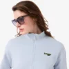 Bluza z zamkiem i naszywką o luźnym kroju Bluza z zamkiem i naszywką o luźnym kroju