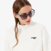 Bluza z zamkiem i naszywką o luźnym kroju Bluza z zamkiem i naszywką o luźnym kroju