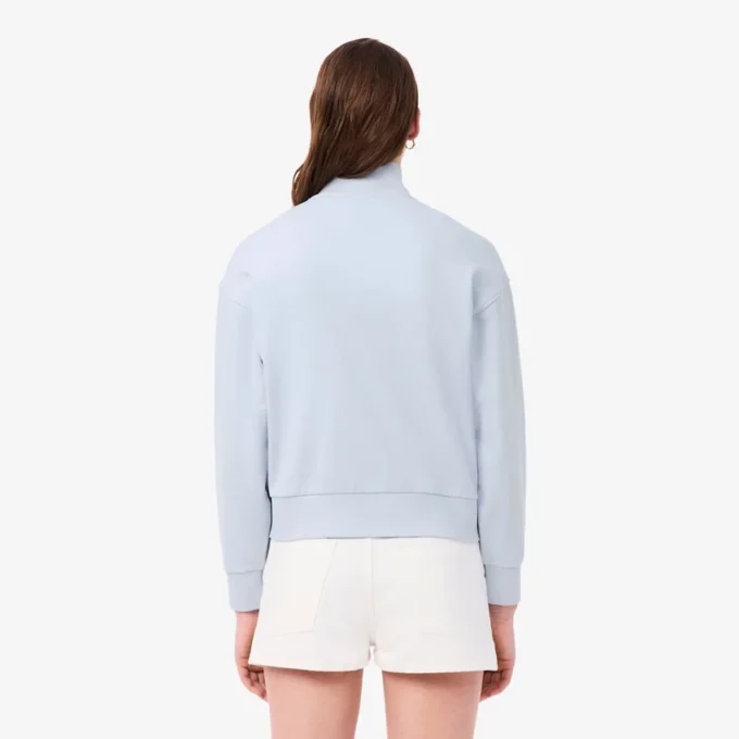 Bluza z zamkiem i naszywką o luźnym kroju Bluza z zamkiem i naszywką o luźnym kroju