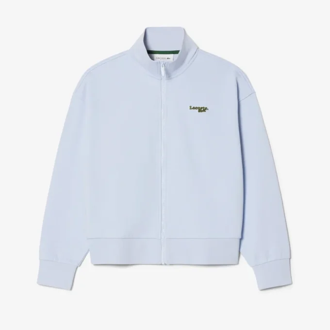 Bluza z zamkiem i naszywką o luźnym kroju Bluza z zamkiem i naszywką o luźnym kroju