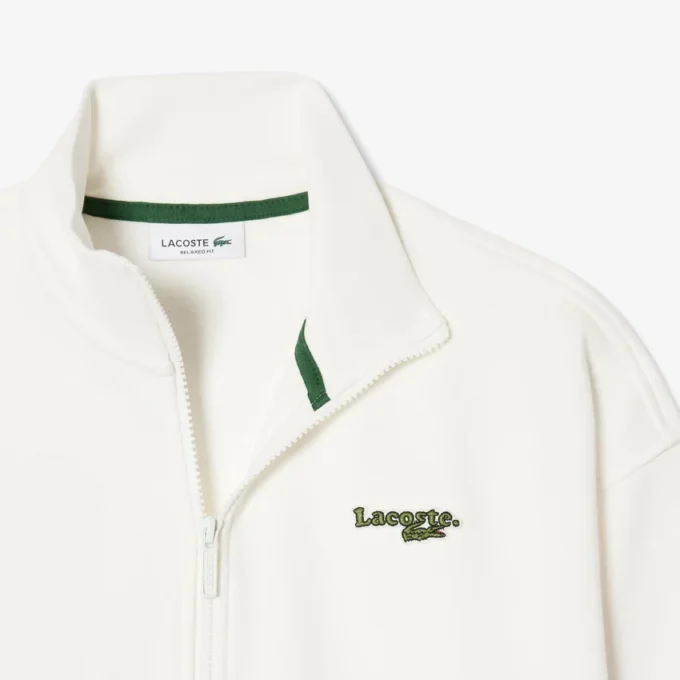 Bluza z zamkiem i naszywką o luźnym kroju Bluza z zamkiem i naszywką o luźnym kroju