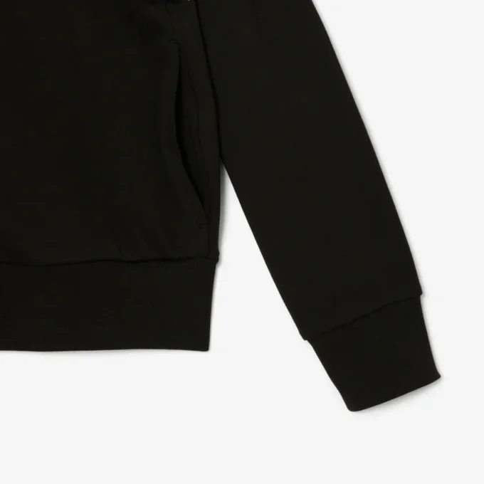 Bluza z zamkiem i naszywką o luźnym kroju Bluza z zamkiem i naszywką o luźnym kroju