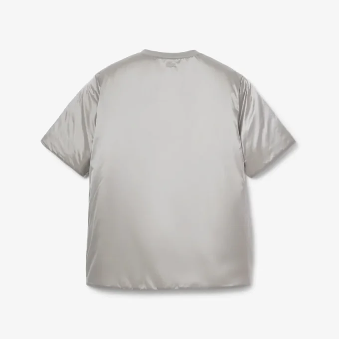Błyszczący T-shirt z wyściółką z kolekcji Runway