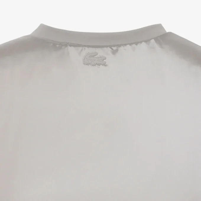 Błyszczący T-shirt z wyściółką z kolekcji Runway