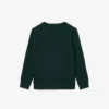 Chłopięca bluza z polaru w paski z logo Chłopięca bluza z polaru w paski z logo