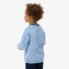 Chłopięcy sweter z bawełny i wełny z okrągłym dekoltem