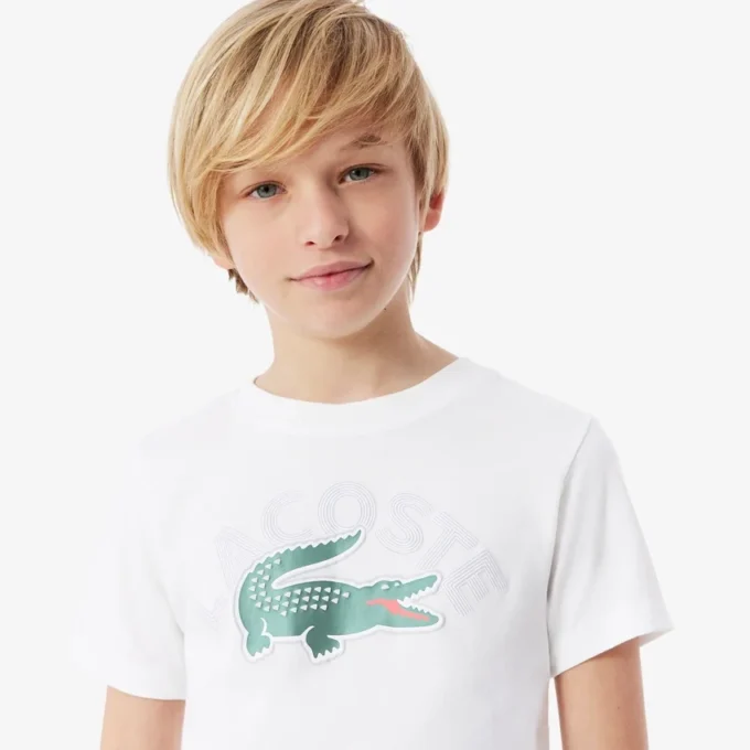 Chłopięcy T-shirt sportowy Ultra Dry z nadrukiem
