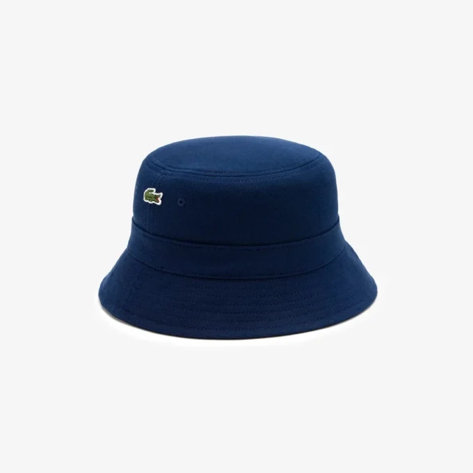 Czapka typu bucket unisex z pikowanej bawełny