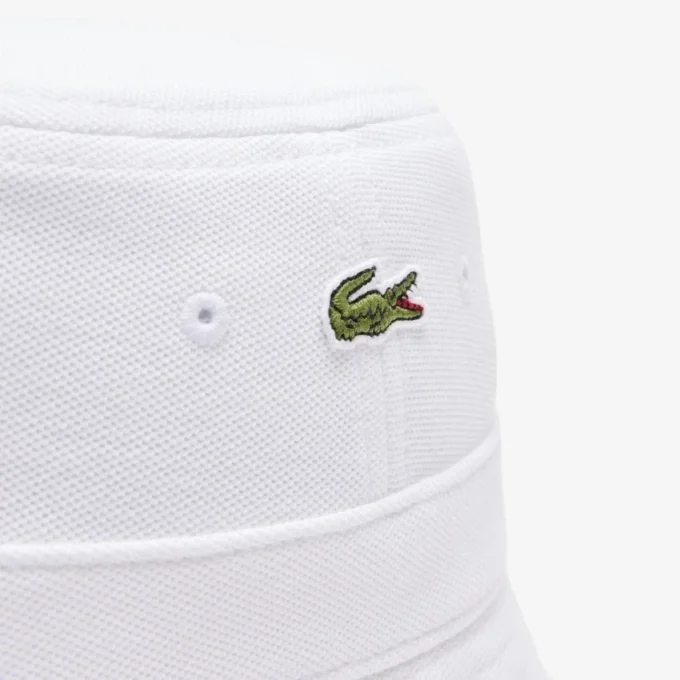 Czapka typu bucket unisex z pikowanej bawełny