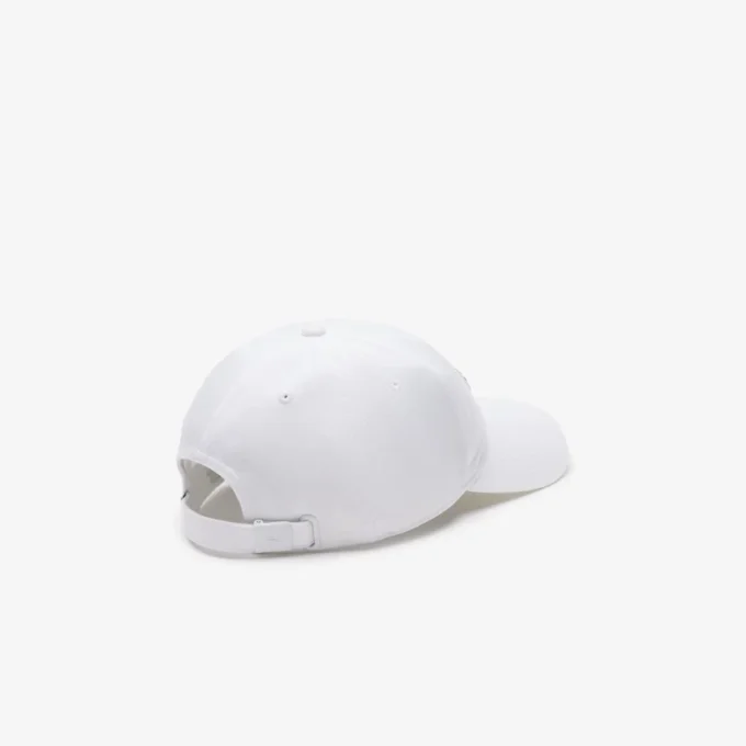 Czapka z bawełnianego twillu z naszywką z krokodylem, unisex Czapka z bawełnianego twillu z naszywką z krokodylem, unisex