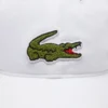 Czapka z bawełnianego twillu z naszywką z krokodylem, unisex Czapka z bawełnianego twillu z naszywką z krokodylem, unisex