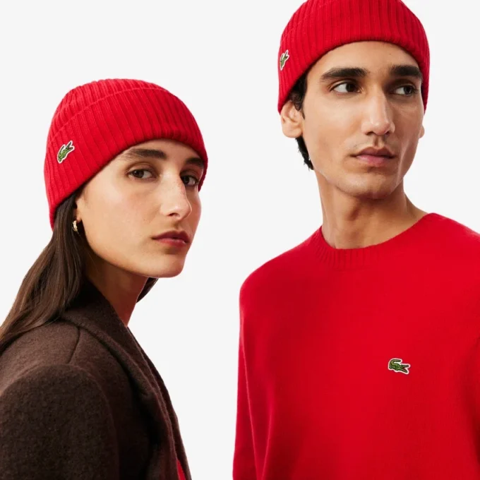 Czapka z dzianiny prążkowanej z szczotkowanej wełny, unisex Czapka z dzianiny prążkowanej z szczotkowanej wełny, unisex