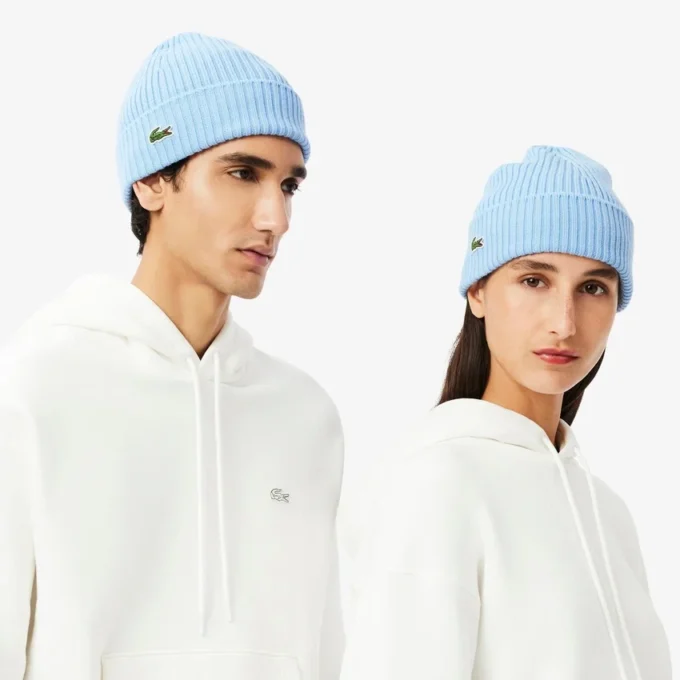 Czapka z dzianiny prążkowanej z szczotkowanej wełny, unisex Czapka z dzianiny prążkowanej z szczotkowanej wełny, unisex
