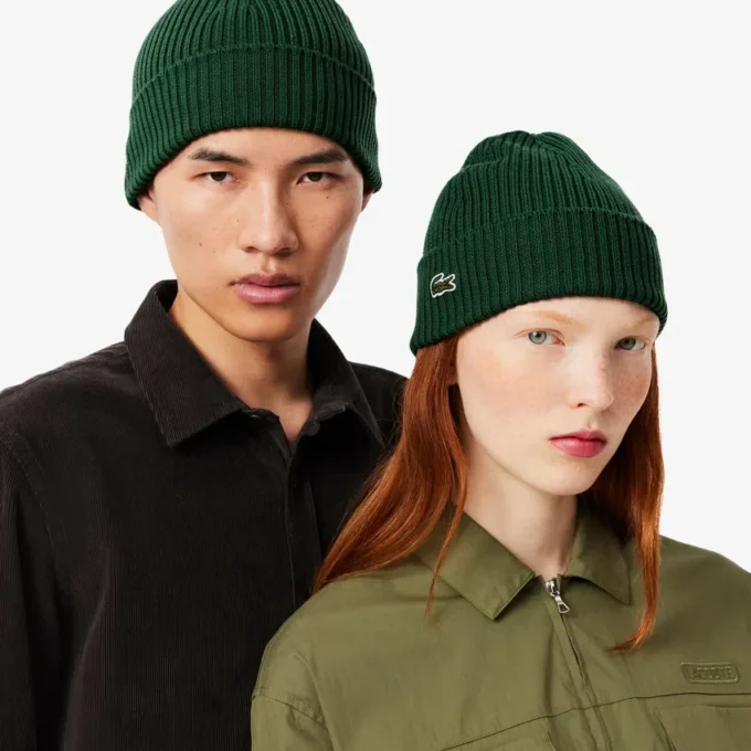 Czapka z dzianiny prążkowanej z szczotkowanej wełny, unisex Czapka z dzianiny prążkowanej z szczotkowanej wełny, unisex