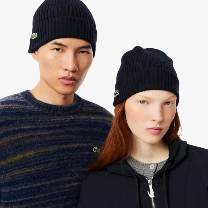 Czapka z dzianiny prążkowanej z szczotkowanej wełny, unisex Czapka z dzianiny prążkowanej z szczotkowanej wełny, unisex