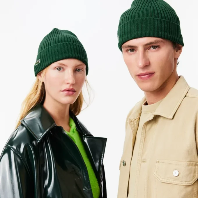 Czapka z dzianiny prążkowanej z szczotkowanej wełny, unisex Czapka z dzianiny prążkowanej z szczotkowanej wełny, unisex
