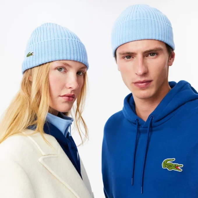 Czapka z dzianiny prążkowanej z szczotkowanej wełny, unisex Czapka z dzianiny prążkowanej z szczotkowanej wełny, unisex