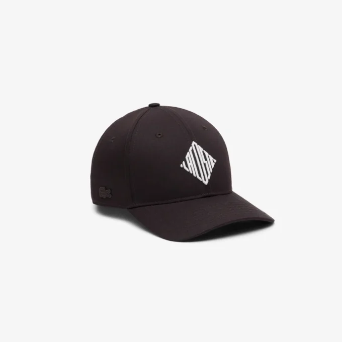 Czapka z haftowanym logo z bawełnianego twillu Czapka z haftowanym logo z bawełnianego twillu
