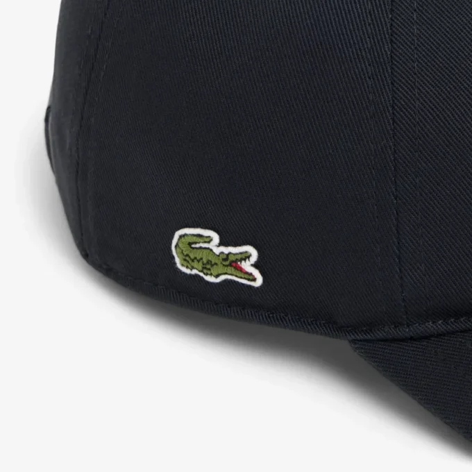 Czapka z haftowanym logo z bawełnianego twillu Czapka z haftowanym logo z bawełnianego twillu