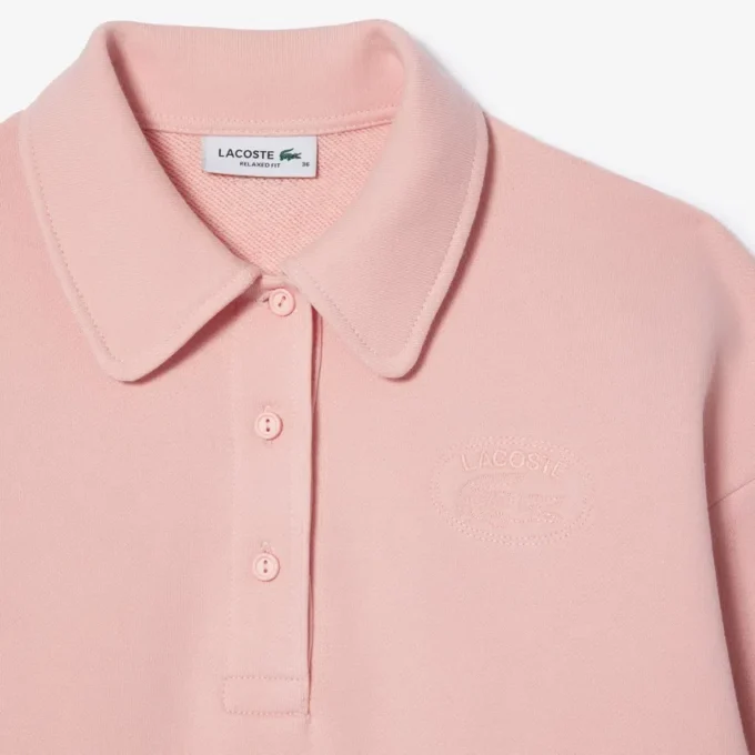 Damska bluza koszulka Polo o luźnym kroju z haftem Damska bluza koszulka Polo o luźnym kroju z haftem