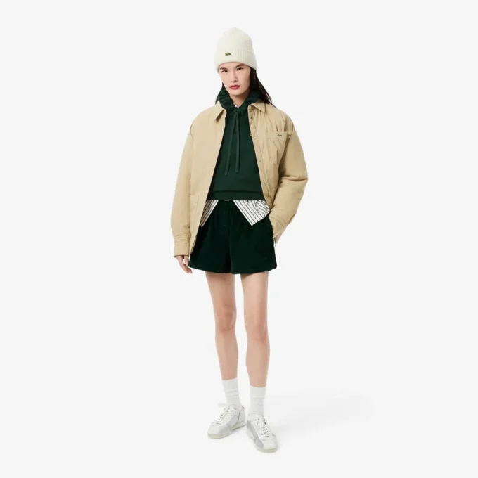 Damska bluza z kapturem oversize z logo Damska bluza z kapturem oversize z logo