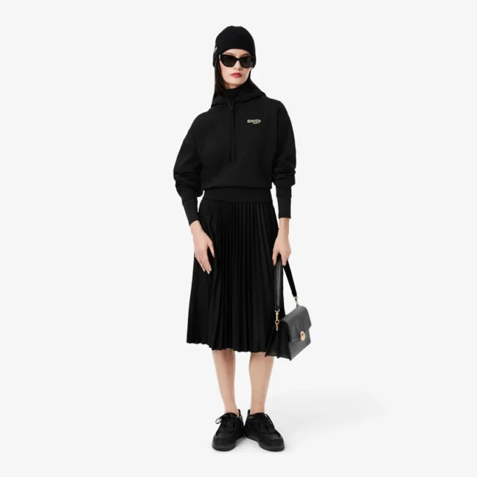 Damska bluza z kapturem oversize z logo Damska bluza z kapturem oversize z logo