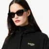 Damska bluza z kapturem oversize z logo Damska bluza z kapturem oversize z logo