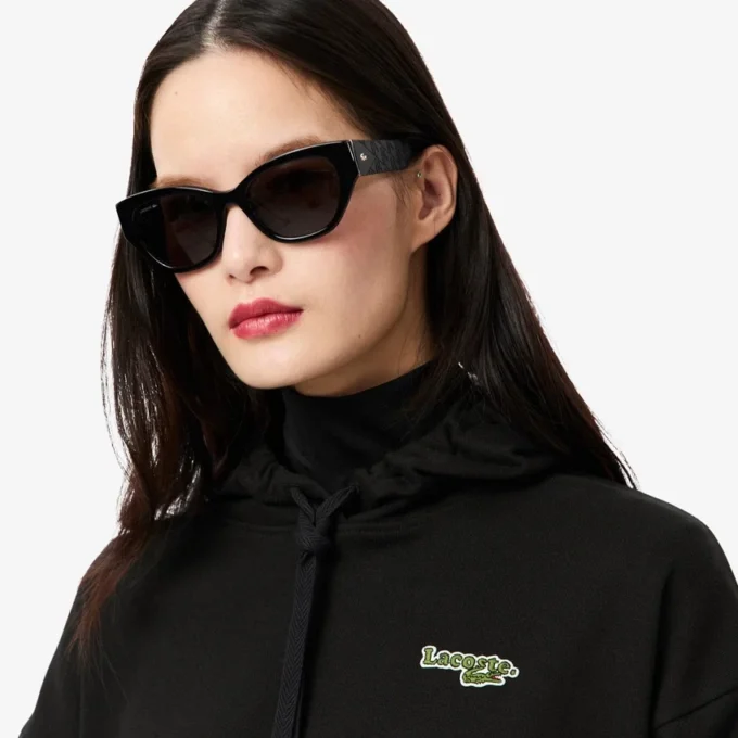 Damska bluza z kapturem oversize z logo Damska bluza z kapturem oversize z logo