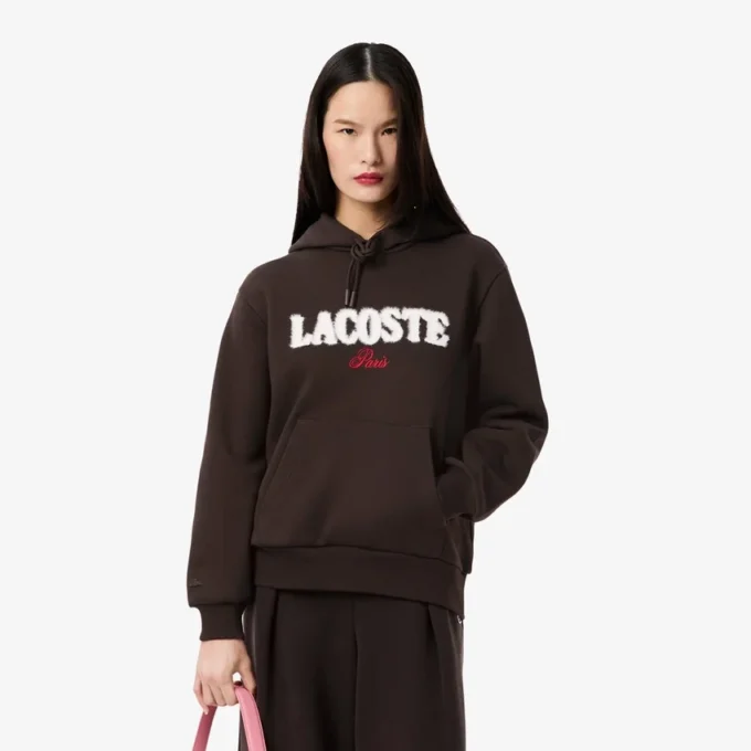Damska bluza z kapturem z logo z polaru Damska bluza z kapturem z logo z polaru