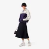 Damska bluza z polaru z wysokim kołnierzem w stylu oversize