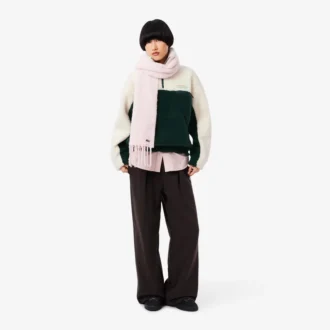 Damska bluza z polaru z wysokim kołnierzem w stylu oversize
