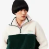 Damska bluza z polaru z wysokim kołnierzem w stylu oversize Damska bluza z polaru z wysokim kołnierzem w stylu oversize