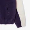 Damska bluza z polaru z wysokim kołnierzem w stylu oversize