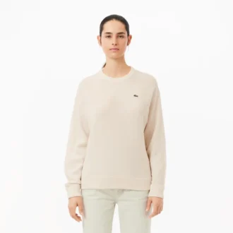 Damska bluza z wełny o luźnym kroju i splocie typu moss Damska bluza z wełny o luźnym kroju i splocie typu moss