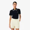 Damska bluzka golfowa z krótkim rękawem i kołnierzykiem Polo Damska bluzka golfowa z krótkim rękawem i kołnierzykiem Polo