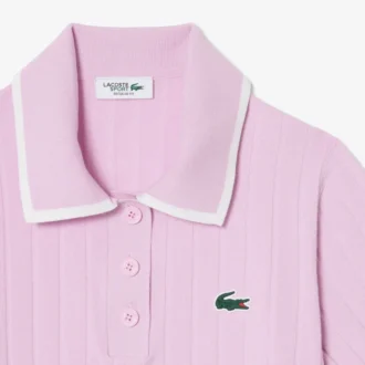 Damska bluzka golfowa z krótkim rękawem i kołnierzykiem Polo
