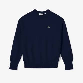 Damska bluzka z kaszmiru Lacoste X Bandier Damska bluzka z kaszmiru Lacoste X Bandier