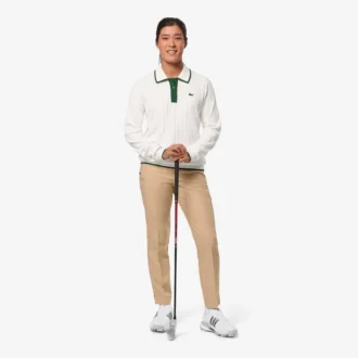Damska golfowa bluza z elastycznym kołnierzem Polo