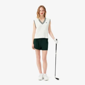 Damska golfowa kamizelka z elastycznego materiału