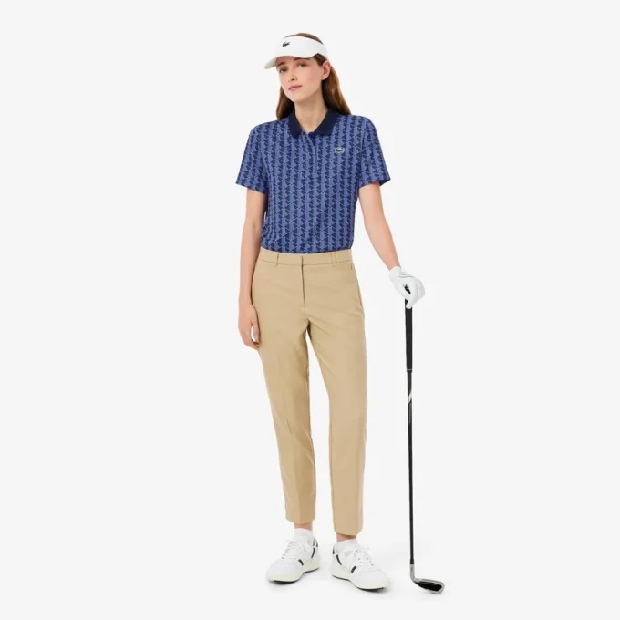 Damska koszulka Golf Polo z regularnym krojem i ochroną przed promieniowaniem UV