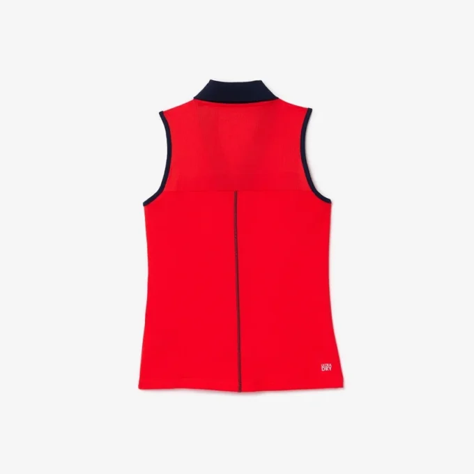 Damska koszulka Polo bez rękawów Slim Fit Ultra Dry Damska koszulka Polo bez rękawów Slim Fit Ultra Dry