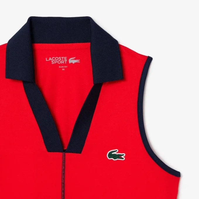 Damska koszulka Polo bez rękawów Slim Fit Ultra Dry Damska koszulka Polo bez rękawów Slim Fit Ultra Dry