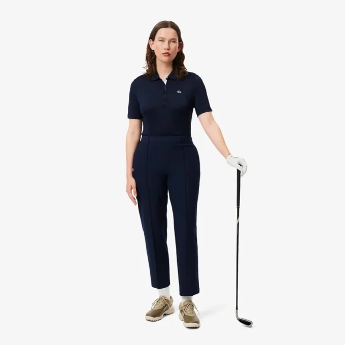 Damska koszulka Polo golfowa Slim Fit z ochroną UV