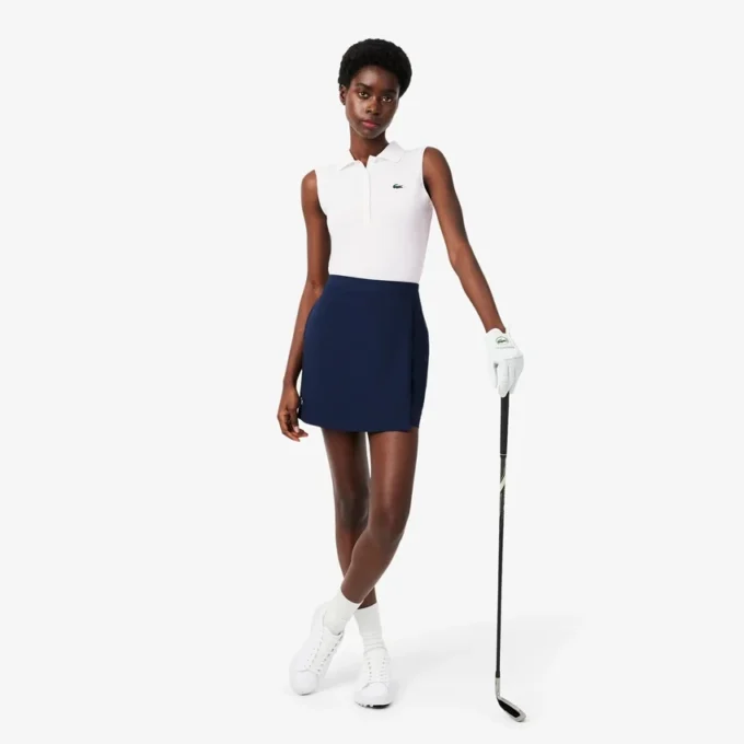 Damska koszulka Polo golfowa Slim Fit z ochroną UV