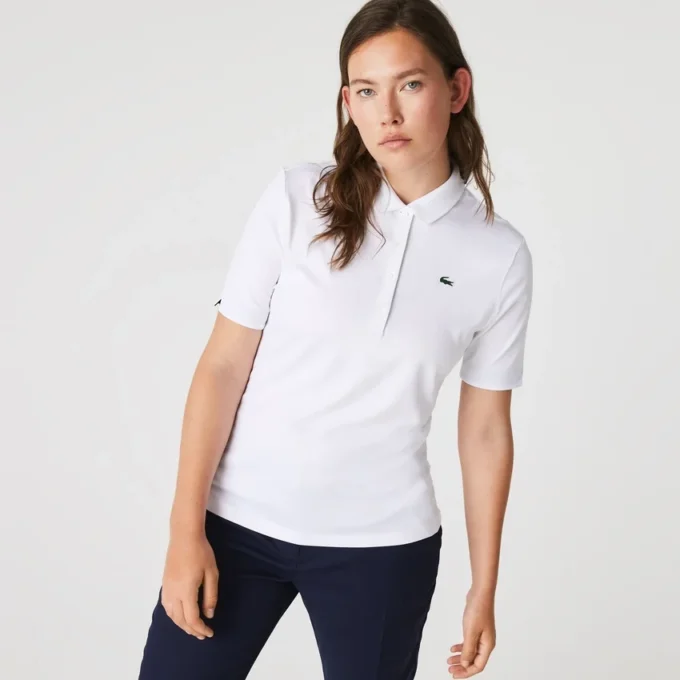 Damska koszulka Polo golfowa Slim Fit z ochroną UV